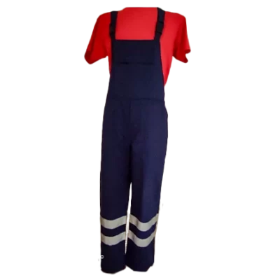 Art.053 SCT Spodnie ogrodniczki ocieplane z odblaskami